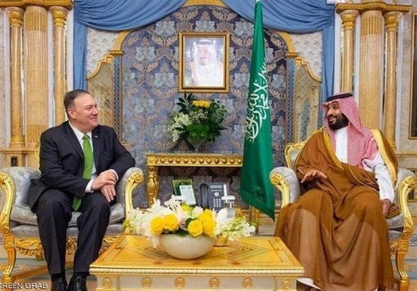 دیدار وزیر خارجه آمریکا با بن‌سلمان با محوریت حمله به آرامکو