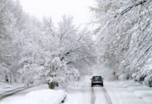 بارش برف و باران در ۱۱ استان