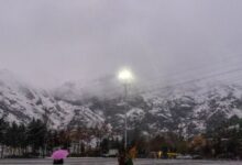 دما و بارش تهران در زمستان