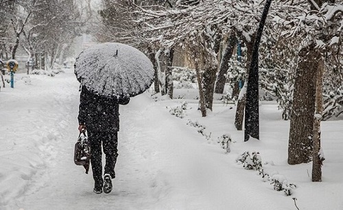 بارش برف و باران در 21 استان/ کاهش 15 درجه ای دما