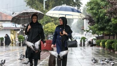 رگبار باران و وزش باد در شمال و شرق کشور