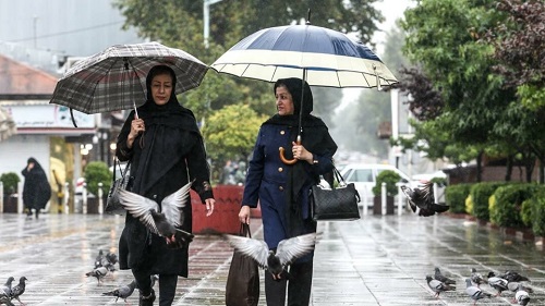 رگبار باران و وزش باد در شمال و شرق کشور
