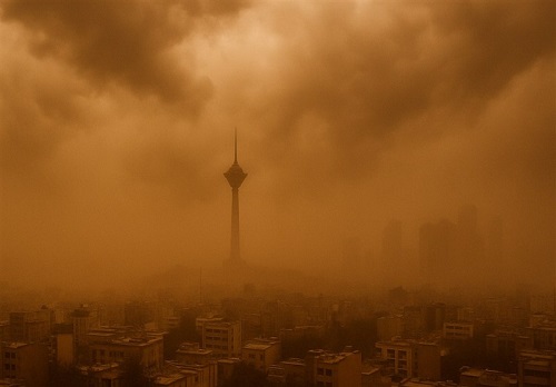 آلودگی هوا و گرد و خاک در تهران و 16 استان دیگر