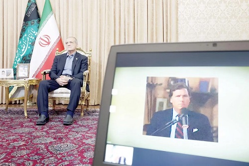 خشم تندروها از مصاحبه پزشکیان با کارلسن آمریکایی