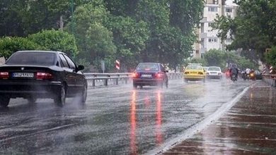 بارندگی و کاهش دما در نوار شمالی کشور