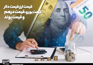 آخرین قیمت ارزها در بازار رسمی 7 آخرین قیمت ارزها در بازار رسمی