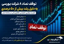 بورس تهران ۱۳ نماد را متوقف کرد | این ۱۳ نماد چرا متوقف شدند؟ 2 بورس تهران ۱۳ نماد را متوقف کرد | این ۱۳ نماد چرا متوقف شدند؟