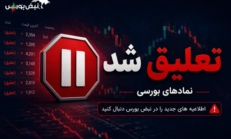 توقف نماد «ولراز» در فرابورس تا بیستم آبان ماه 1 توقف نماد «ولراز» در فرابورس تا بیستم آبان ماه